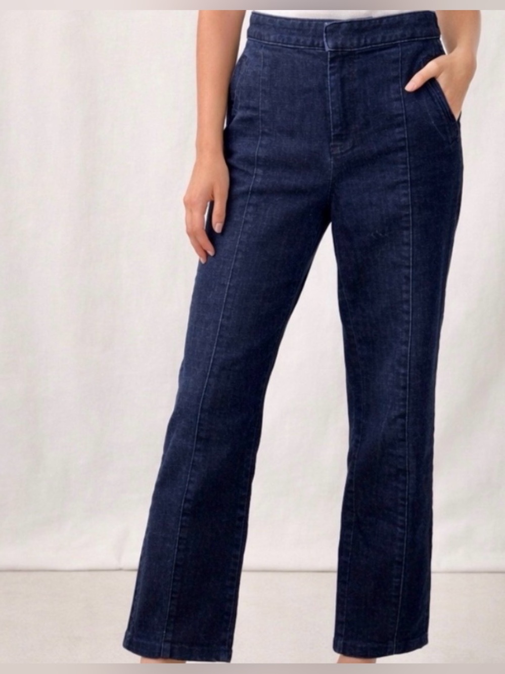 Tory Burch Vanner Dark Wash Ankle Jeans 30